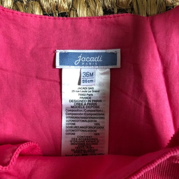 Jacadi Pinik Corduroy Girls Dress 36M - Picture 2 of 3